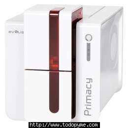 Foto Evolis Primacy, dual sided, 12 dots/mm (300 dpi), USB, Ethernet, red [